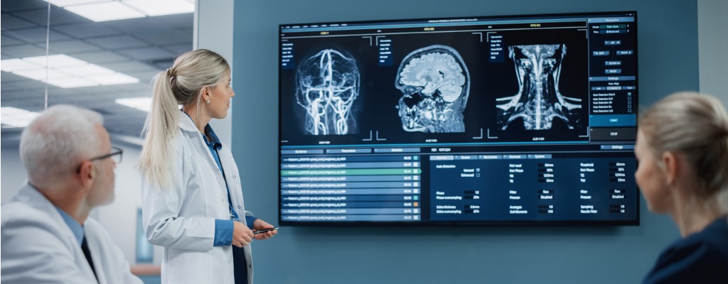 NDI radiologists use teleradiology services and a PACS technology to transmit radiological patient images, such as x-rays, CTs, ultrasounds, mammograms, echocardiograms and MRIs, from one location to another in order to share radiology imaging studies and reports with other radiologists, referring physicians and patients.