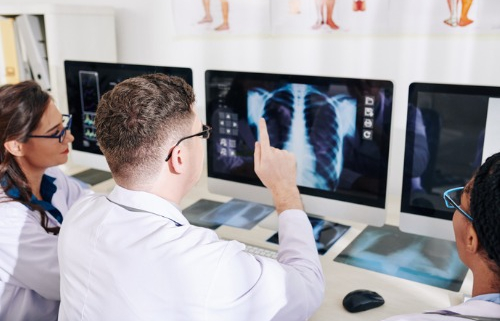 When NDI fellowship trained radiologists view radiologic images, they are not physically present where the diagnostic images were produced. However, they do have a radiologic license in the state where the radiology images are generated.